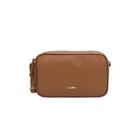 Bolsa Classe Feminina De Couro Camera Bag 3171 Nocciola