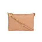 Bolsa Classe Feminina Tiracolo De Couro 302 Tan