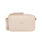 Bolsa classe feminina tiracolo de couro 3135 - creme