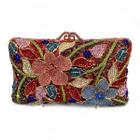 Bolsa Clutch Feminina De Festa Luxo Com Cristais E Strass