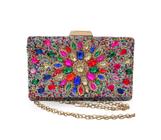 Bolsa Clutch Festa Pedras Coloridas Casamentos Madrinhas