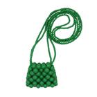 Bolsa Clutch Mini Pearl MOSSTYUS para Meninas - Bolsa de Miçangas Verdes