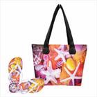 Bolsa Com Chinelo Feminino Estrelas Do Mar Magicc Bolsa