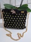 Bolsa Crochê Pérolas Luxo