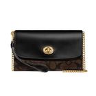 Bolsa crossbody Coach Signature Chain para mulheres