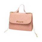 Bolsa Crossbody Feminina de Couro PU - Grande Capacidade com Corrente