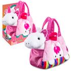 Bolsa Cutie Handbags Infantil com Bichinho Pelúcia Multikids