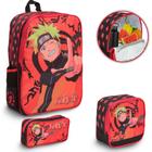 Bolsa De Costas Infantil Juvenil Naruto Anime Grande Barata