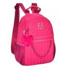 Bolsa de Costas Mini Mochila Rebecca Bonbon Corrente Rosa