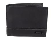 Bolsa de couro Wallet Guess para homens preta/branca