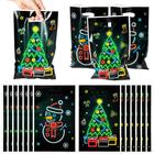 Bolsa de festa de Natal ANGOLIO Christmas Glow In The Dark x50