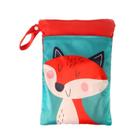 Bolsa de Fraldas de Pano Reutilizável e à Prova d'Água - Com Dois Bolsos com Zíper e Alça