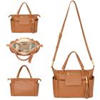 Bolsa de fraldas Omanmoli Small Tote Leather Crossbody Brown