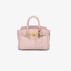 Bolsa de Luxo em Couro com Padrão Lychee - Estilo Kelly