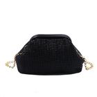 Bolsa de noite MOSSTYUS Strass Diamond Crystal Black