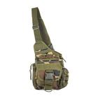 Bolsa de ombro cross gun selva camuflada echolife - mo0026