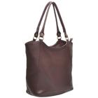 Bolsa de Ombro Feminina de couro Forrada B-2 chocolate