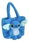 Bolsa De Pelúcia Do Stitch Azul 3d Resistente Macio Fofo