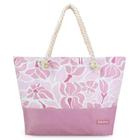 Bolsa De Praia Com Alça De Corda Jacki Design - Rosa