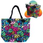 Bolsa De Praia De Lona Feminina Verão Carnaval Feminina Flor