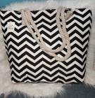 Bolsa de praia em lona Beach Way com alça de corda