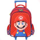 Bolsa de Rodinhas Escolar Passeio Infantil Super Mário 20L