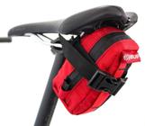 Bolsa de Selim HUPI Top Preto/Vermelho