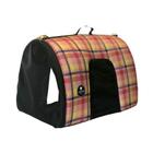 Bolsa de Transporte I Love Pet Xadrez Clássico Rose para Cães e Gatos - M