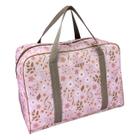 Bolsa De Viagem Feminina Ls Bolsas Floral Rosa - L S BOLSAS E MOCHILAS