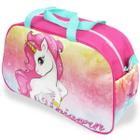 Bolsa de Viagem Infantil Unicórnio Fantasy