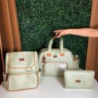Bolsa e Mochila Trocador de Maternidade Ursinho - 03 peças