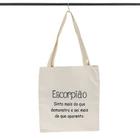 Bolsa Ecobag 100% algodão Estampa ESCORPIÃO