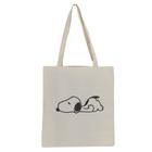 Bolsa Ecobag 100% algodão Estampa SNOOPY TIRED