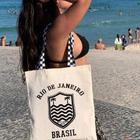 Bolsa Ecobag 100% algodão OSK (xadrez)