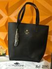 Bolsa fem couro/b 2190 cb32 preto 38 laca 72 - Bolsas