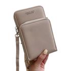 Bolsa Feminina Carteira Mini Bag Com 3 Divisórias Transversal Porta Celular Modelo YS-45