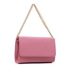 Bolsa Feminina Clutch Casual Transversal Tiracolo Rosa