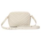 Bolsa Feminina Clutch Transversal Borracha Bag Tiracolo Blogueira Off White