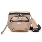 Bolsa Feminina Couro Nude Pochete Premium