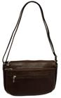 Bolsa Feminina Couro Transversal 4 ziper BLS094