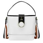 Bolsa Feminina Crossbody Napa Branco Preto Vizzano 10002.1