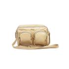 Bolsa Feminina de Couro Transversal nude Alice