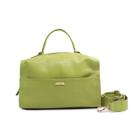 Bolsa feminina de couro verde oliva Andressa