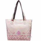 Bolsa Feminina Dia Dia Casual Arabescos Rosa Magicc Bolsas