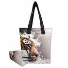 Bolsa Feminina e Necessaire Tigre Magicc Bolsas