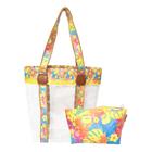 Bolsa Feminina e Necessaire Transparente Impermeável Tropical Magicc Bolsas