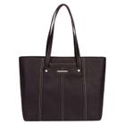 Bolsa Feminina Grande Shopping Bag Com Costura - Preta - WJ