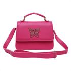 Bolsa Feminina Infantil Mão E Transversal Bloguerinha Luxo Pink