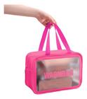 Bolsa Feminina Nécessaire Masculina Resistente A Aguá Prática Compacta Organizadora Multiuso Envio Imediato Original Top - Meimi Amores