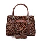 Bolsa feminina onça alça transversal